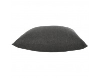 Leňoška s taburetkou Duran L - sivá