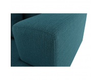 Leňoška s taburetkou Duran P - modrá