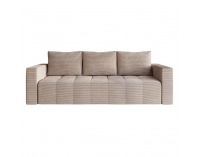 Rozkladacia pohovka s úložným priestorom Leony - béžová (taupe)