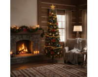 Vianočný stromček s kovovým stojanom Lesy 210 cm - zelená