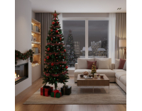 Vianočný stromček s kovovým stojanom Lesy 210 cm - zelená