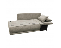 Rozkladacia pohovka s úložným priestorom Liami P - béžovosivá (taupe)