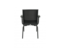 Konferenčná stolička s podrúčkami Libon 4L BS R1 - modrá / čierna