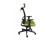 Kancelárska stolička s podrúčkami Libon BS HD - zelená / čierna