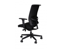 Kancelárska stolička s podrúčkami Libon BS - čierna