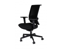 Kancelárska stolička s podrúčkami Libon BS - čierna