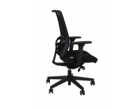 Kancelárska stolička s podrúčkami Libon BS - čierna