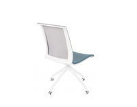 Konferenčná stolička Libon Cross Roll WS - modrá / sivá / biela