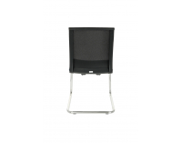 Konferenčná stolička Libon V BS - modrá / čierna / chróm