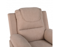 Masážne polohovacie kreslo s vyhrievaním Liftelo - hnedá