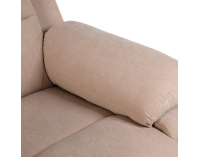 Masážne polohovacie kreslo s vyhrievaním Liftelo - hnedá