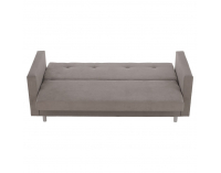 Rozkladacia pohovka s úložným priestorom Lilana - sivobéžová (taupe)