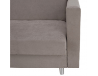 Rozkladacia pohovka s úložným priestorom Lilana - sivobéžová (taupe)