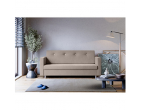 Rozkladacia pohovka s úložným priestorom Lilana - sivobéžová (taupe)