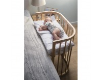 Detská rastúca postieľka s matracom 7v1 Lili - prírodná