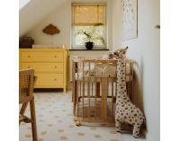 Detská rastúca postieľka s matracom 7v1 Lili - prírodná