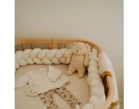 Detská rastúca postieľka s matracom 7v1 Lili - prírodná