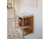 Detská rastúca postieľka s matracom 7v1 Lili - prírodná