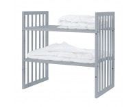 Detská rastúca postieľka s matracom 7v1 Lili - svetlosivá