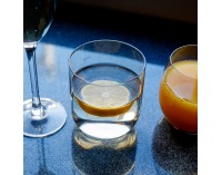 Pohár na vodu (6 ks) Lilo Typ 5 360 ml - svetlohnedá dymová