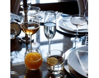 Pohár na vodu (6 ks) Lilo Typ 5 360 ml - svetlohnedá dymová