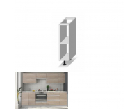 Dolná kuchynská skrinka Line D20 - dub sonoma / biela