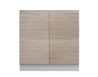 Dolná kuchynská skrinka Line D80 - dub sonoma / biela