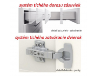 Dolná kuchynská skrinka Line D80 - dub sonoma / biela