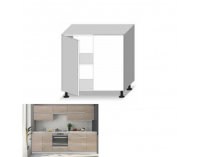 Dolná kuchynská skrinka Line D80 - dub sonoma / biela