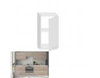 Horná kuchynská skrinka Line G30 - dub sonoma / biela