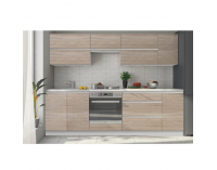 Horná kuchynská skrinka Line G40 - dub sonoma / biela