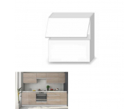 Horná kuchynská skrinka Line G60 U - dub sonoma / biela