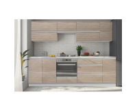Horná kuchynská skrinka Line G60 U - dub sonoma / biela