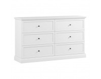 Zásuvková komoda Locca K6S - biela