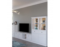 TV stolík Locca RTV3D - biela