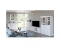 Dvojdverová vitrína Locca W2D - biela