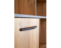 Regál Lockheed KM2 - dub grandson / čierna