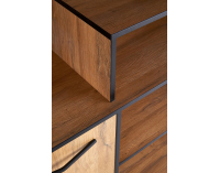 Regál Lockheed KM2 - dub grandson / čierna