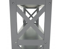 Konzolový stolík so zásuvkami Lomir - sivá