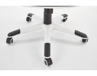 Kancelárska stolička s podrúčkami Lonatti - čierna / biela