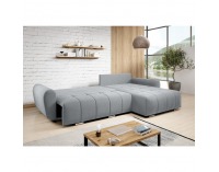 Rohová sedačka s rozkladom Longa Roh L/P - svetlosivá