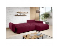 Rohová sedačka s rozkladom Longa Roh L/P - vínová