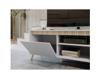 TV stolík Longy RTV2K2So - kašmír / dub sonoma