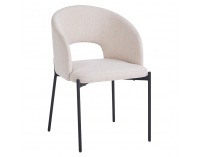 Jedálenská stolička Lonka - béžová / čierna
