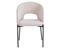 Jedálenská stolička Lonka - béžová / čierna