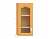 Horná kuchynská skrinka Lora MDF New W40S L - jelša