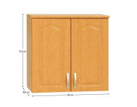 Horná kuchynská skrinka Lora MDF New W80/735 - jelša