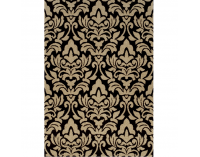 Koberec Lorens 200x285 cm - béžová / tmavohnedá