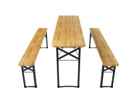 Pivný set Loris 1+2 - prírodná / čierna