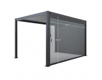 Záhradná zástena pre bioklimatickú pergolu Lova - antracit